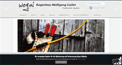 Desktop Screenshot of bogenbau-wogai.com